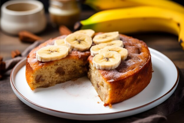 Bolo de banana fit