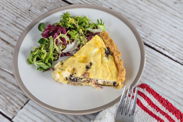 Quiche fit fácil de fazer